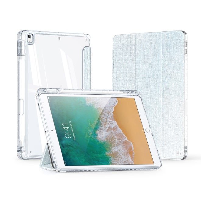 Dux Ducis - iPad 10.2 (2021/2020/2019) / iPad Air 3 (2019) / iPad Pro 10.5 (2017) Hülle - Leder Bookcover - Unid Series - blau