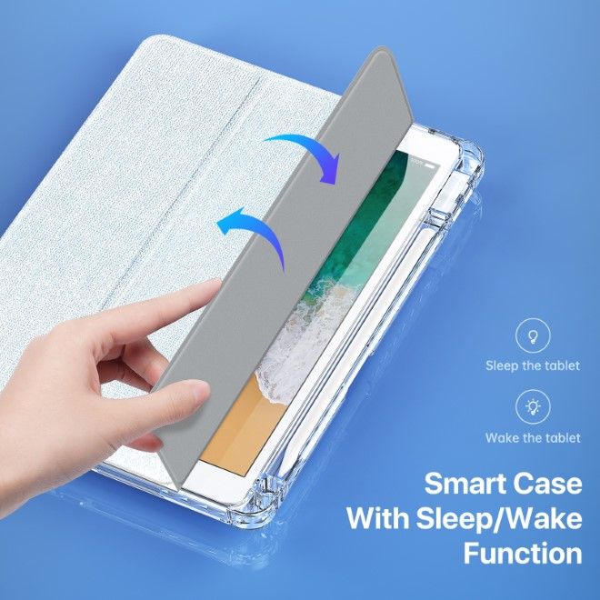 Dux Ducis - iPad 10.2 (2021/2020/2019) / iPad Air 3 (2019) / iPad Pro 10.5 (2017) Hülle - Leder Bookcover - Unid Series - blau