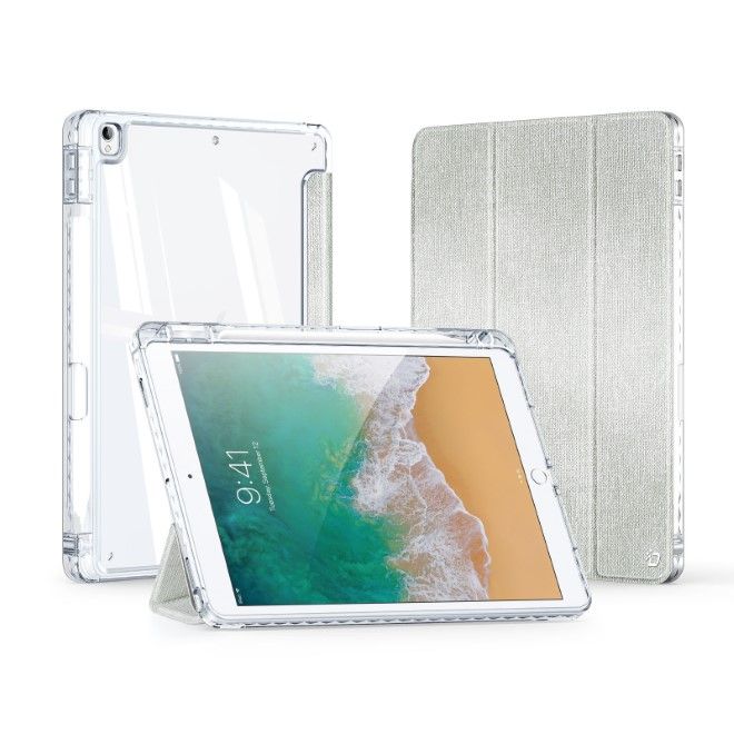 Dux Ducis - iPad 10.2 (2021/2020/2019) / iPad Air 3 (2019) / iPad Pro 10.5 (2017) Hülle - Leder Bookcover - Unid Series - grün
