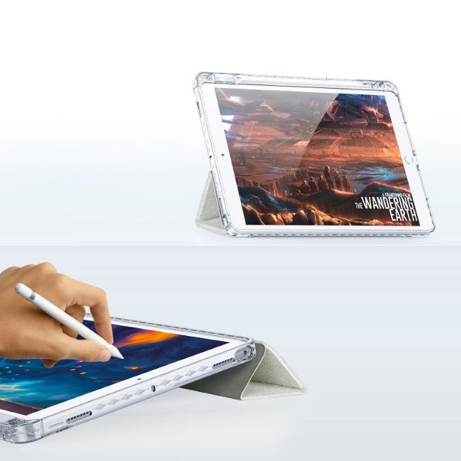 Dux Ducis - iPad 10.2 (2021/2020/2019) / iPad Air 3 (2019) / iPad Pro 10.5 (2017) Hülle - Leder Bookcover - Unid Series - grün