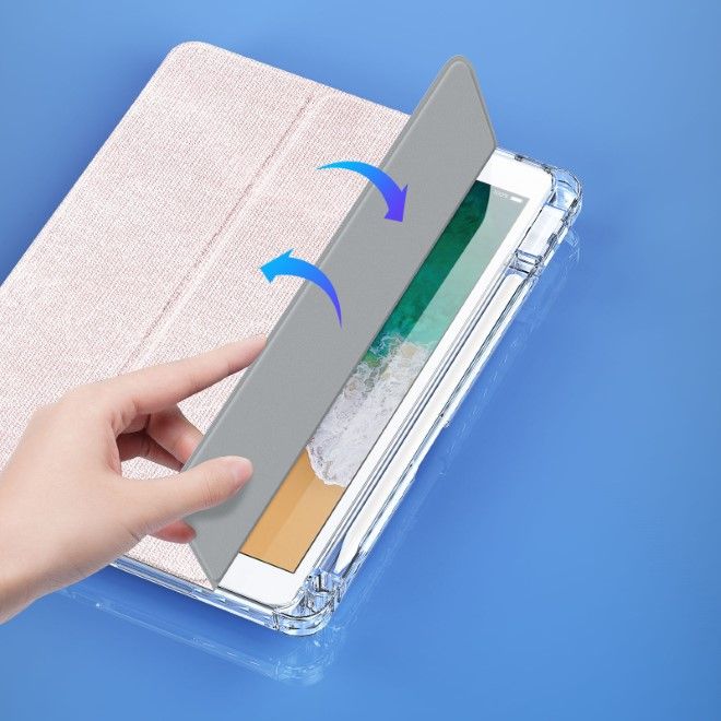 Dux Ducis - iPad 10.2 (2021/2020/2019) / iPad Air 3 (2019) / iPad Pro 10.5 (2017) Hülle - Leder Bookcover - Unid Series - rosa
