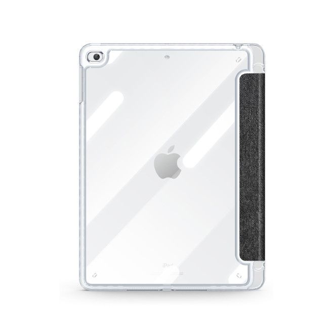 Dux Ducis - iPad 9.7 (2018/2017) / Air / Air 2 Hülle - Leder Bookcover - Unid Series - schwarz