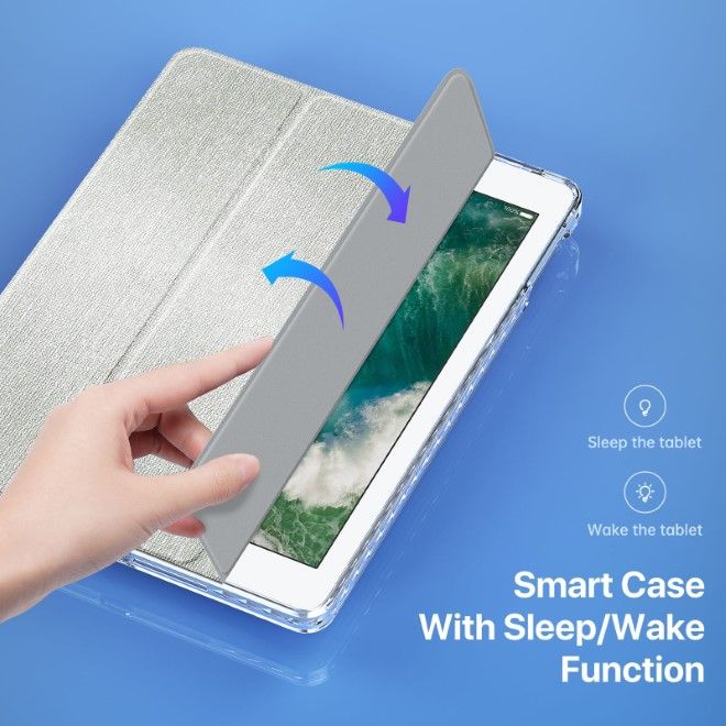 Dux Ducis - iPad 9.7 (2018/2017) / Air / Air 2 Hülle - Leder Bookcover - Unid Series - grün