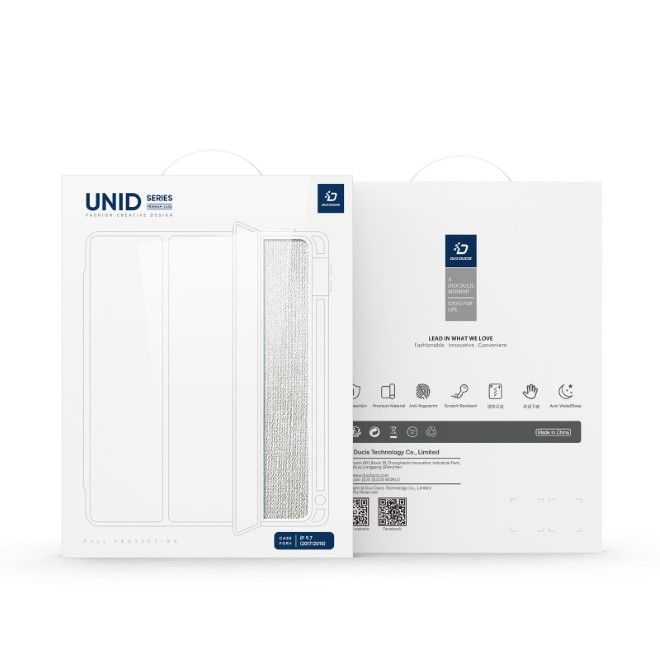 Dux Ducis - iPad 9.7 (2018/2017) / Air / Air 2 Hülle - Leder Bookcover - Unid Series - grün