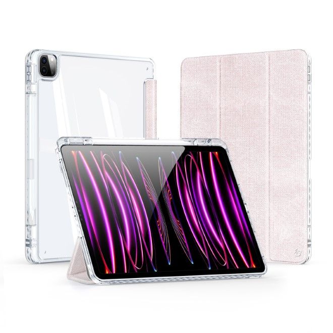 Dux Ducis - iPad Air 11 (2025/2024/2022/2020) / iPad Pro 11 (2022/2021/2020) Hülle - Leder Bookcover - Unid Series - rosa