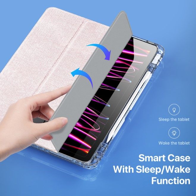 Dux Ducis - iPad Air 11 (2025/2024/2022/2020) / iPad Pro 11 (2022/2021/2020) Hülle - Leder Bookcover - Unid Series - rosa