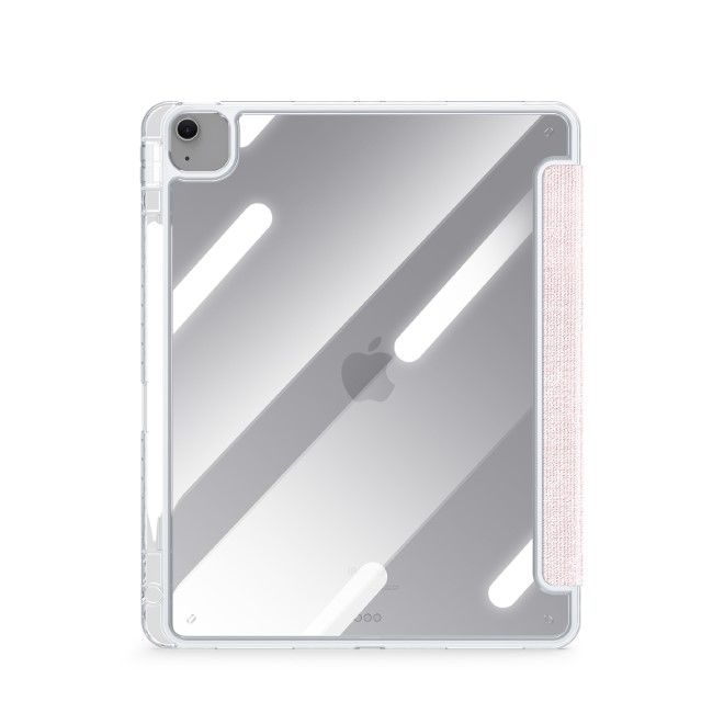 Dux Ducis - iPad Air 13 (2025/2024) / iPad Pro 12.9 (2022/2021/2020/2018) Hülle - Leder Bookcover - Unid Series - rosa