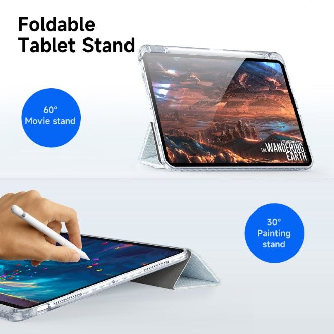 Dux Ducis - iPad Pro 11 (2024) Hülle - Leder Bookcover - Unid Series - blau