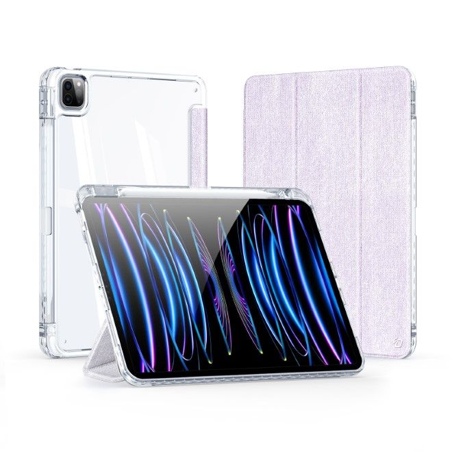 Dux Ducis - iPad Pro 11 (2024) Hülle - Leder Bookcover - Unid Series - purpur