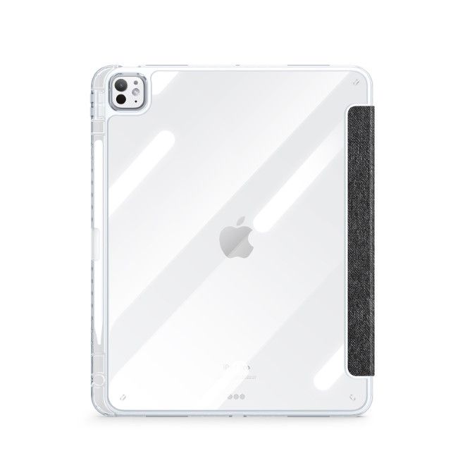 Dux Ducis - iPad Pro 13 (2024) Hülle - Leder Bookcover - Unid Series - schwarz