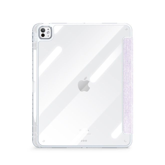 Dux Ducis - iPad Pro 13 (2024) Hülle - Leder Bookcover - Unid Series - purpur