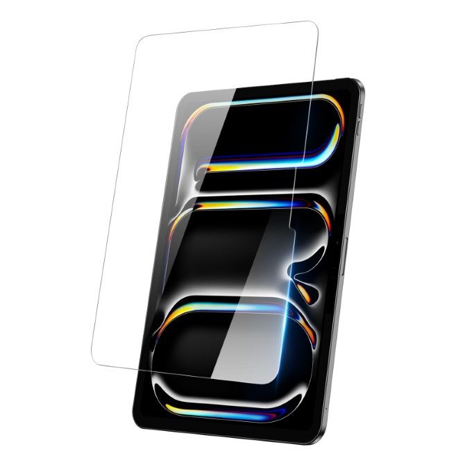Dux Ducis - iPad Pro 11 (2024) Schutzglas Displayschutz (2 Stück) - 2.5D Full Screen - transparent