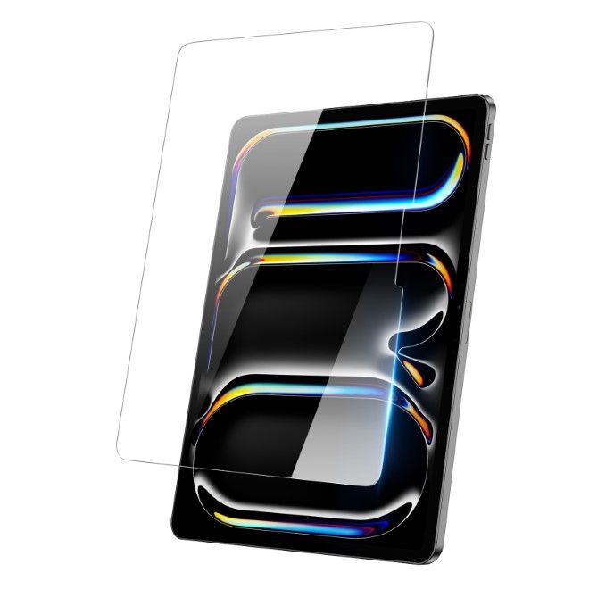 Dux Ducis - iPad Pro 13 (2024) Schutzglas Displayschutz (2 Stück) - 2.5D Full Screen - transparent