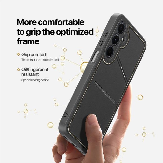 Dux Ducis - Samsung Galaxy A15 5G / 4G Hülle - PC und TPU Hardcase - Rafi II Series - schwarz