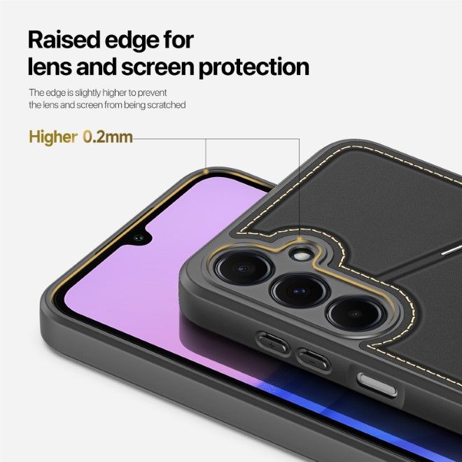 Dux Ducis - Samsung Galaxy A15 5G / 4G Hülle - PC und TPU Hardcase - Rafi II Series - schwarz