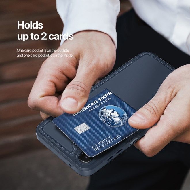 Dux Ducis - Samsung Galaxy A15 5G / 4G Hülle - PC und TPU Hardcase - Rafi II Series - blau