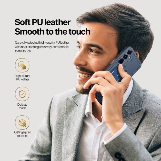 Dux Ducis - Samsung Galaxy A15 5G / 4G Hülle - PC und TPU Hardcase - Rafi II Series - blau