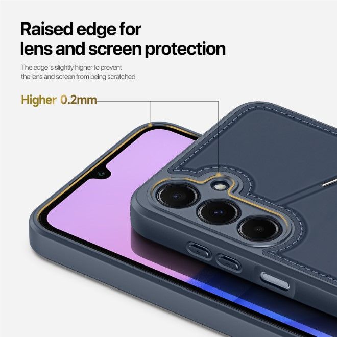 Dux Ducis - Samsung Galaxy A15 5G / 4G Hülle - PC und TPU Hardcase - Rafi II Series - blau