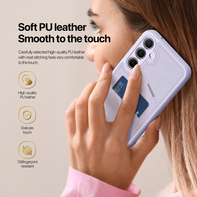 Dux Ducis - Samsung Galaxy A15 5G / 4G Hülle - PC und TPU Hardcase - Rafi II Series - purpur