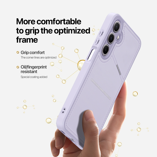 Dux Ducis - Samsung Galaxy A15 5G / 4G Hülle - PC und TPU Hardcase - Rafi II Series - purpur