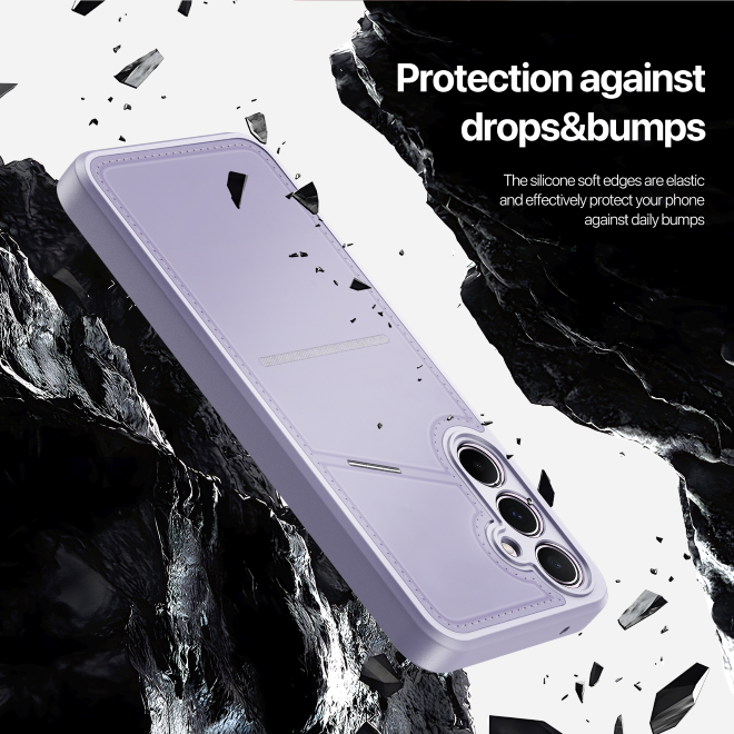 Dux Ducis - Samsung Galaxy A15 5G / 4G Hülle - PC und TPU Hardcase - Rafi II Series - purpur