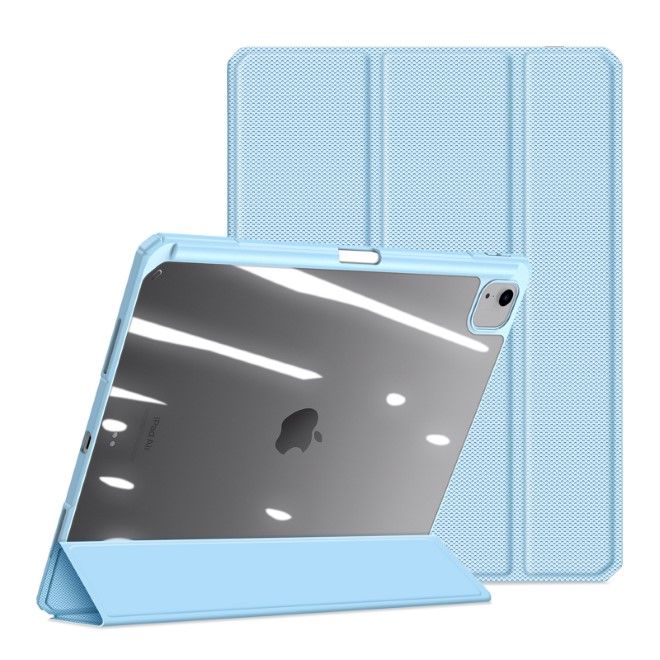 Dux Ducis - iPad Air 13 (2025/2024) / iPad Pro 12.9 (2022/2021/2020/2018) Hülle - Leder Bookcover - Toby Series - blau