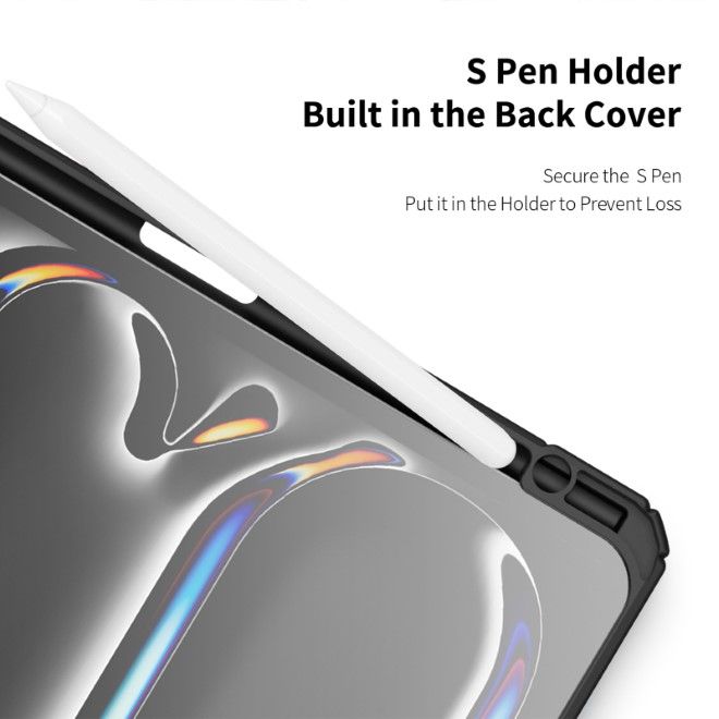 Dux Ducis - iPad Pro 11 (2024) Hülle - Leder Bookcover - Toby Series - schwarz