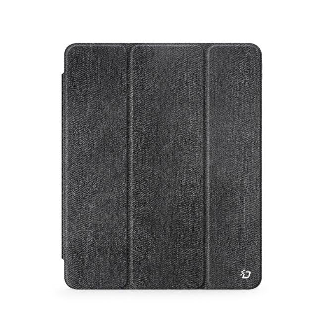Dux Ducis - iPad Air 13 (2025/2024) / iPad Pro 12.9 (2022/2021/2020/2018) Hülle - Leder Bookcover - Unid Series - schwarz