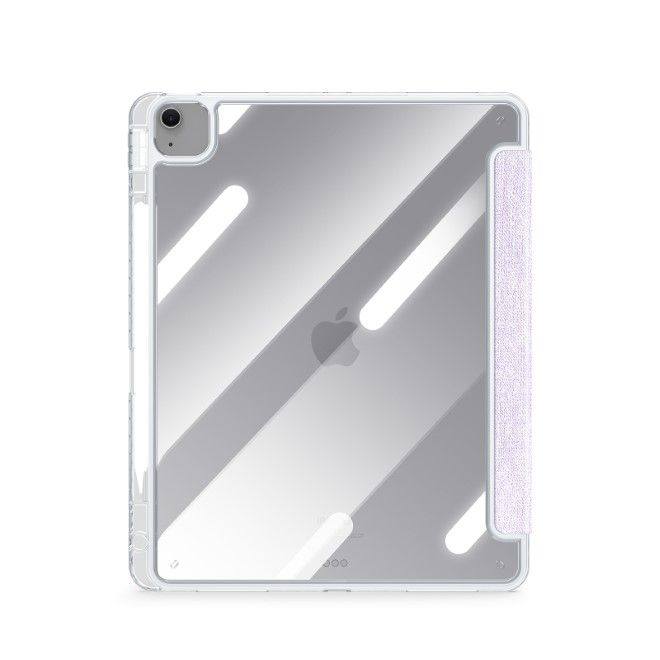 Dux Ducis - iPad Air 13 (2025/2024) / iPad Pro 12.9 (2022/2021/2020/2018) Hülle - Leder Bookcover - Unid Series - purpur