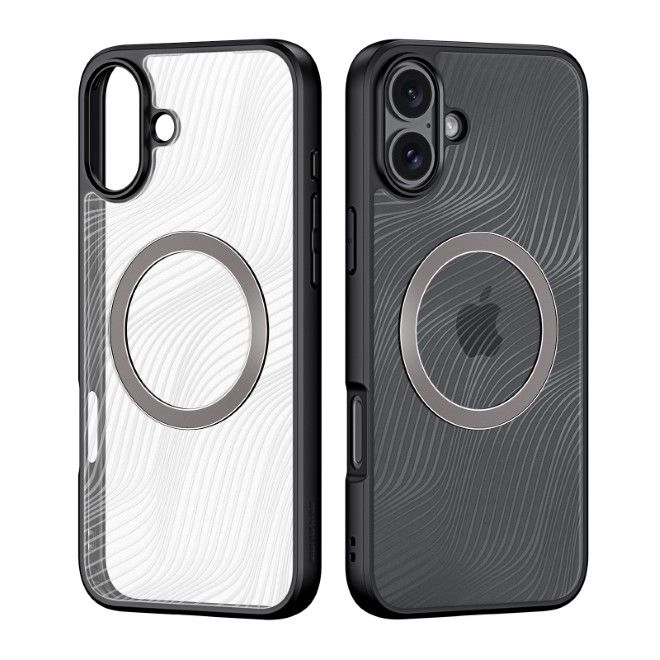 Dux Ducis - iPhone 16 Plus Hülle - Hardcase - MagSafe - Aimo Mag Series - schwarz