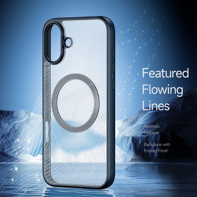 Dux Ducis - iPhone 16 Plus Hülle - Hardcase - MagSafe - Aimo Mag Series - schwarz