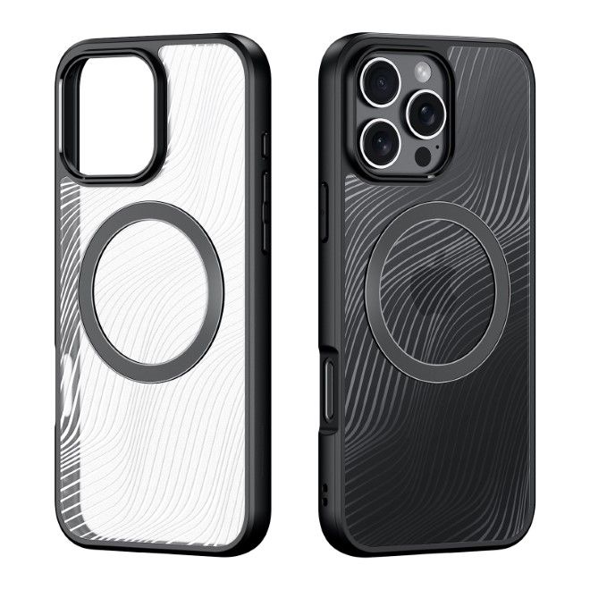 Dux Ducis - iPhone 16 Pro Hülle - Hardcase - MagSafe - Aimo Mag Series - schwarz