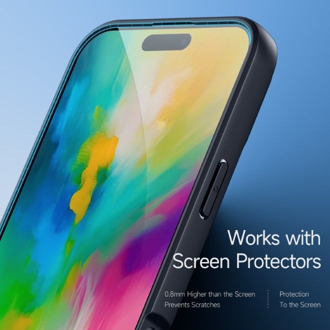 Dux Ducis - iPhone 16 Pro Hülle - Hardcase - MagSafe - mit Standfunktion - Aimo Mag Stand Series - schwarz