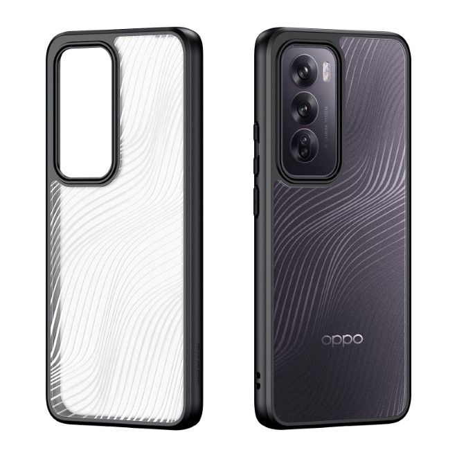 Dux Ducis - Oppo Reno12 Hülle - Hardcase - Aimo Series - schwarz