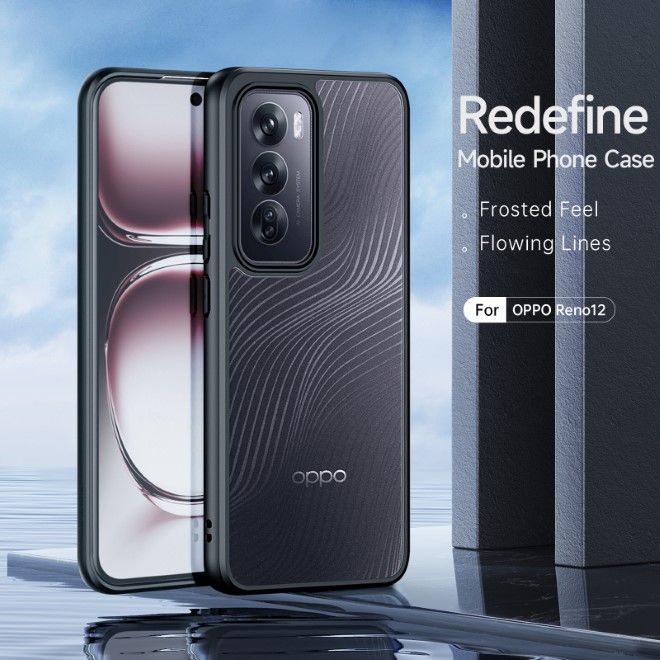Dux Ducis - Oppo Reno12 Hülle - Hardcase - Aimo Series - schwarz