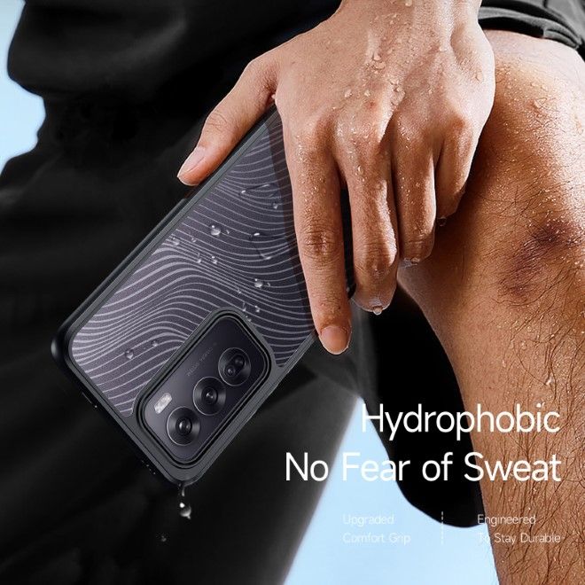 Dux Ducis - Oppo Reno12 Hülle - Hardcase - Aimo Series - schwarz