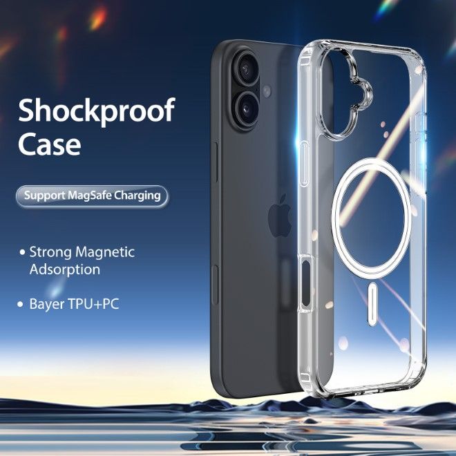Dux Ducis - iPhone 16 Plus Hülle - Hardcase - Clin Mag Series - transparent