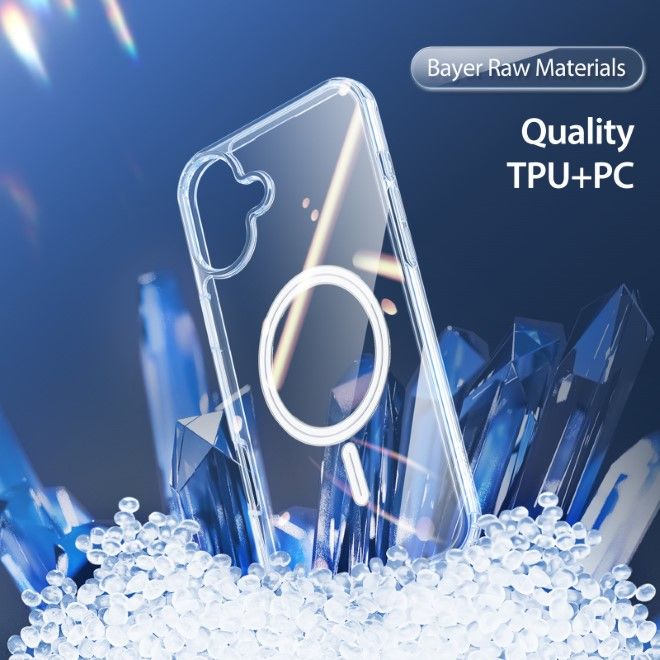 Dux Ducis - iPhone 16 Plus Hülle - Hardcase - Clin Mag Series - transparent