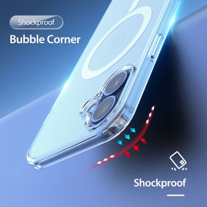 Dux Ducis - iPhone 16 Plus Hülle - Hardcase - Clin Mag Series - transparent