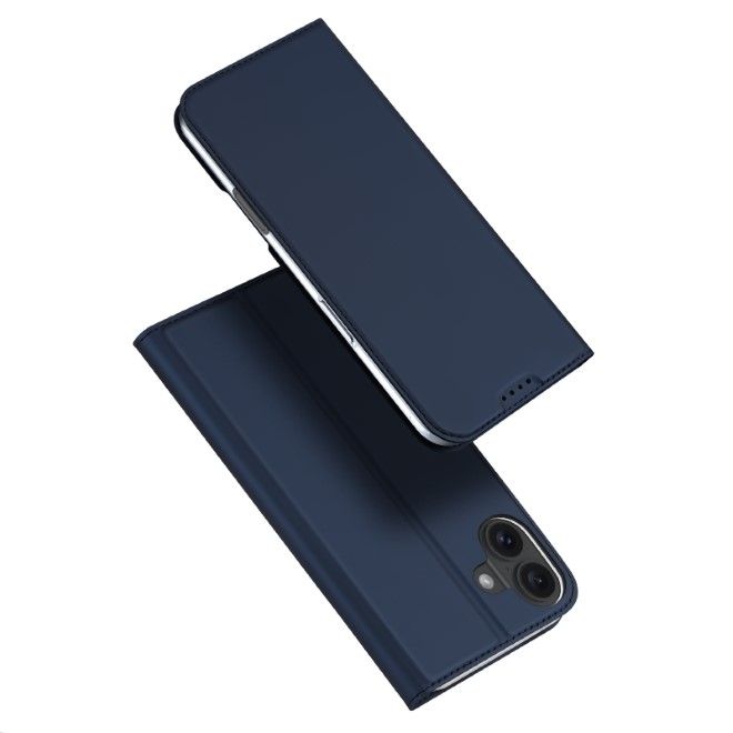 Dux Ducis - iPhone 16 Hülle - Handy Bookcover - Skin Pro Series - blau