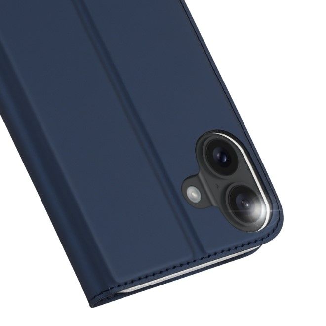 Dux Ducis - iPhone 16 Hülle - Handy Bookcover - Skin Pro Series - blau