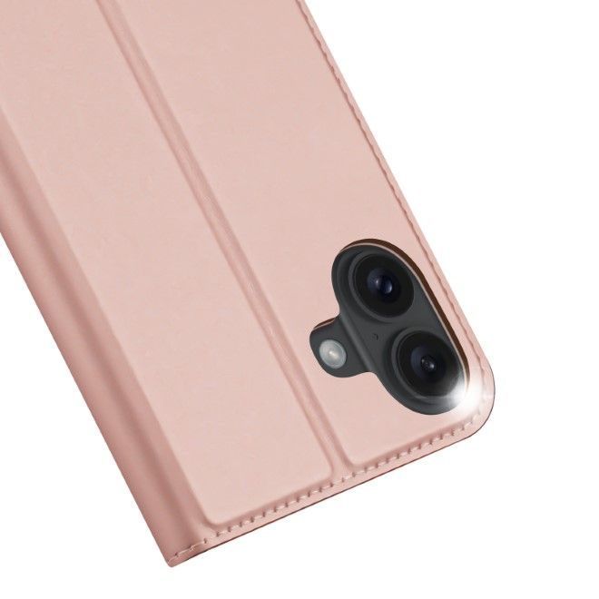 Dux Ducis - iPhone 16 Hülle - Handy Bookcover - Skin Pro Series - pink