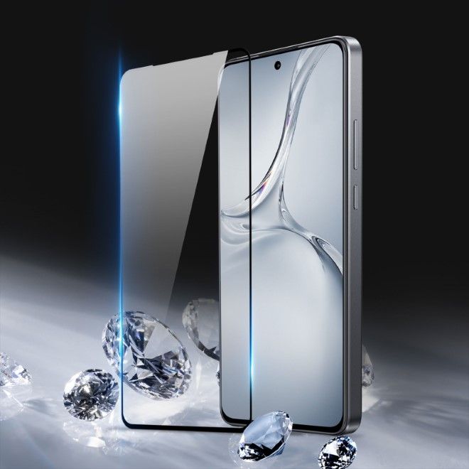 Dux Ducis - OnePlus Nord CE4 Lite Schutzglas - aus gehärtetem Glas - 9D - schwarz