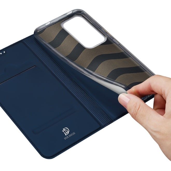 Dux Ducis - Oppo Reno12 Hülle - Handy Bookcover - Skin Pro Series - blau