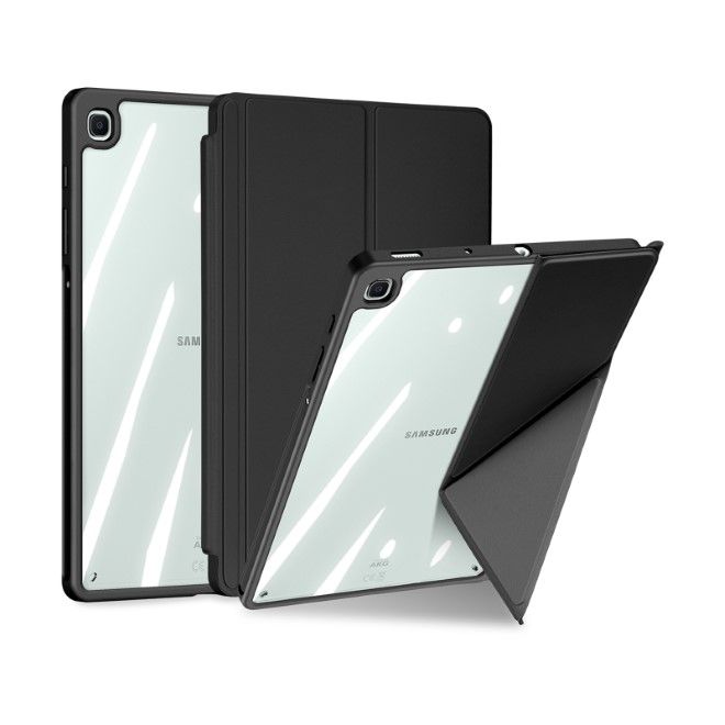 Dux Ducis - Samsung Galaxy Tab S6 Lite (2020/2022/2024) Hülle - Leder Bookcover - Magi Series - schwarz