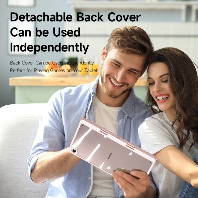 Dux Ducis - Samsung Galaxy Tab S6 Lite (2020/2022/2024) Hülle - Leder Bookcover - Magi Series - rosa