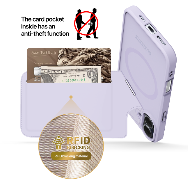 Dux Ducis - iPhone 16 Plus Hülle - PC und TPU Hardcase - Rafi II Mag Series - purpur