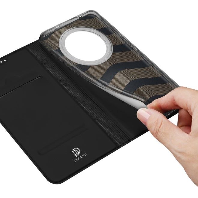 Dux Ducis - Oppo Reno12 F 4G / 5G Hülle - Handy Bookcover - Skin Pro Series - schwarz