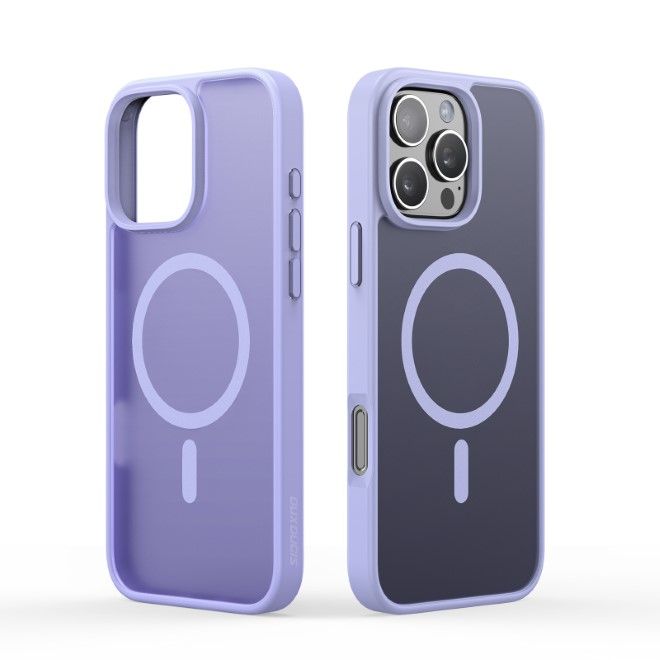 Dux Ducis - iPhone 16 Pro Hülle - TPU und PC Hardcase - MagSafe kompatibel - Yind Series - hellpurpur