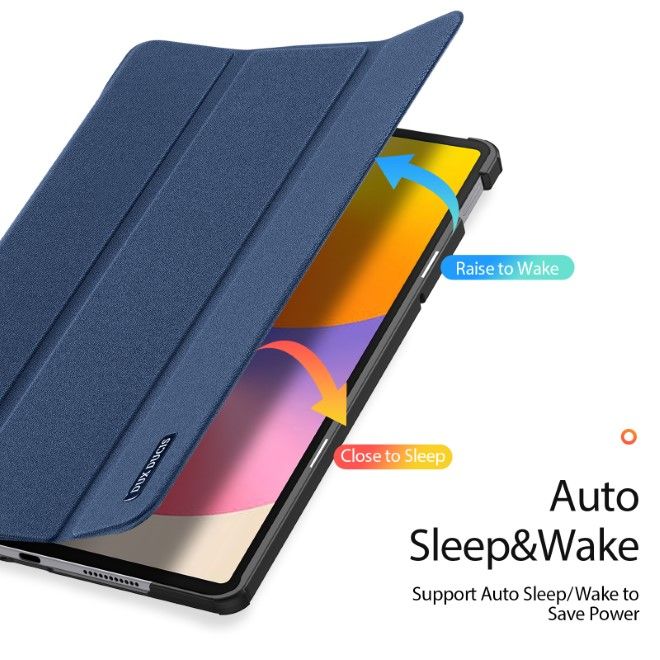 Dux Ducis - Huawei MatePad SE 11 Hülle - Leder Smart Flip Case - Domo Series - blau